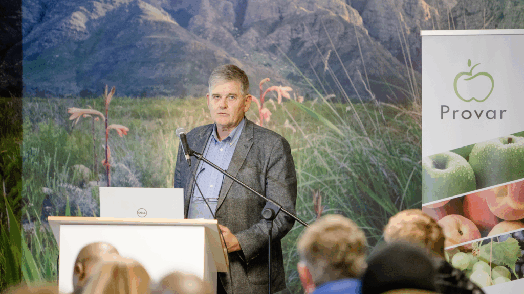 André Smit, Chair of Hortgro Stone.